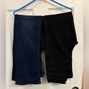 Jessica Simpson 2pair flare jeans, size 6/29, worn once